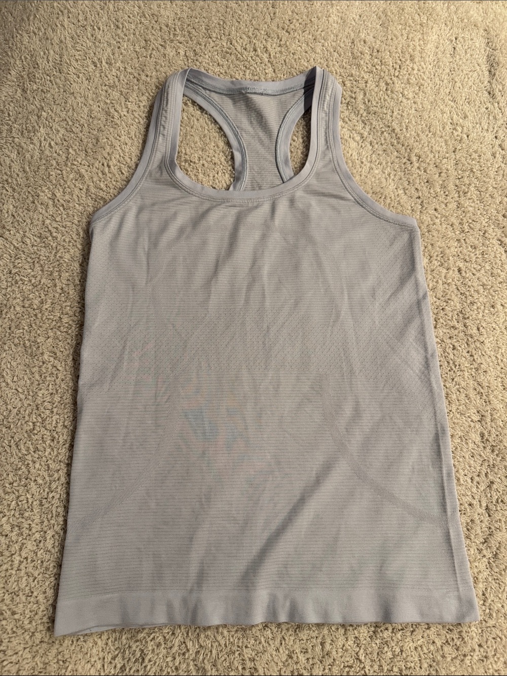 Lululemon Light Gray Tank Top Size 4